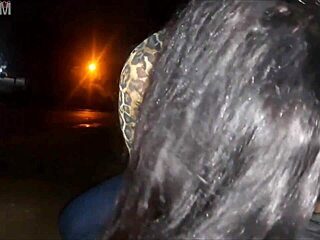 flashing my cock at bus stop slut who deepthroats it wildly in public