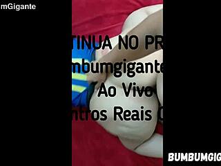 Blonde's massive ass devours huge cocks in live amateur fan action