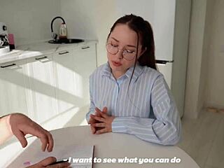 Young Teacher Fucked On Classroom Desk