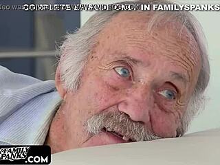 horny roommates sneak sex beside sleeping elder