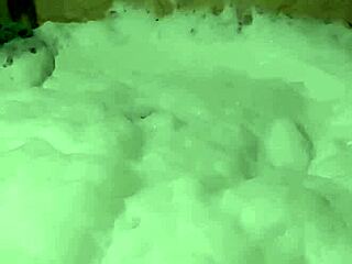 cyno indulges in steamy cosplay bubble bath solo