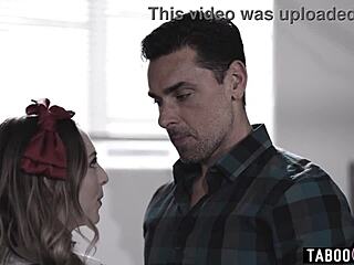 Cheerleader Lily Larimar tempts older teacher Ryan Driller's desires