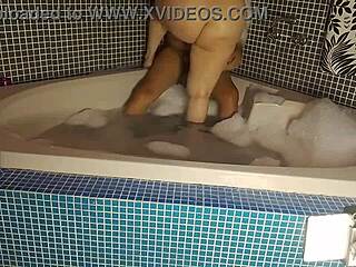 hottie teases with big tits outdoor