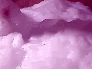 cyno indulges in steamy cosplay bubble bath solo