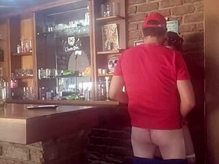 brunette milf moans loud doggystyle ass shaking fuck