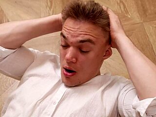 Crazy masked teen bitch joins threesome for sloppy creampie