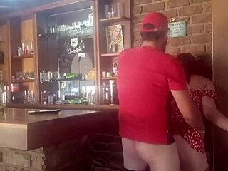 brunette milf moans loud doggystyle ass shaking fuck