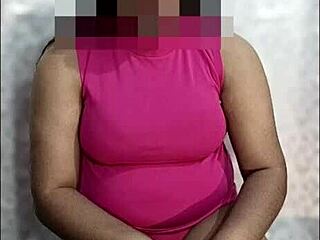 sexy tamil teen masturbates with dildo dirty talking and squirting