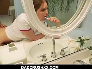 Ginger Teen Maya Kendrik's POV Toothbrush Fuck Frenzy