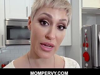 fucking blonde chubby milf in kitchen doggystyle with ryan keely