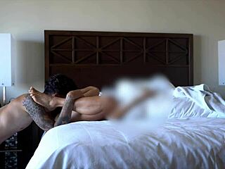 latina milf wife quickie missionary pussy fuck bed