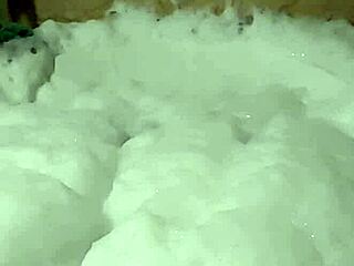 cyno indulges in steamy cosplay bubble bath solo