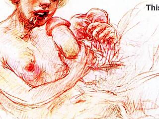 vintage retro scenes capture antique erotic poses and sensual nude forms