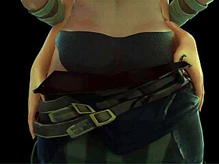 arcane's slutty vi craves hot lesbian action with caitlyn