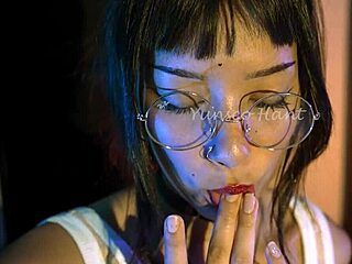 listen to this tall colombian beauty read erotic poetry in lingerie