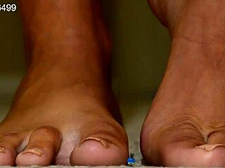 giant sexy femdom CRUSHES small toys under her HUGE feet domination