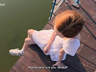 met sad dock cutie, fucked her blues away outdoors