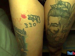 Everylin flaunts tattoos in steamy fuck session