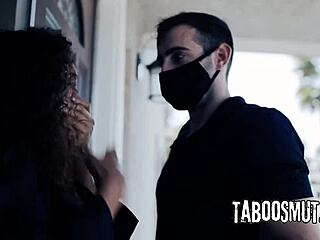 Cheating Ebony Milf Rides Delivery Guy's Huge Cock Wildly