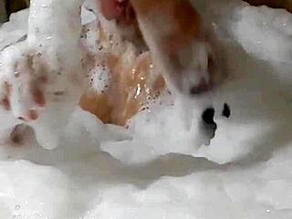 cyno indulges in steamy cosplay bubble bath solo