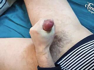 french guy makes you suck while insulting you hard?