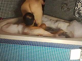 hottie teases with big tits outdoor