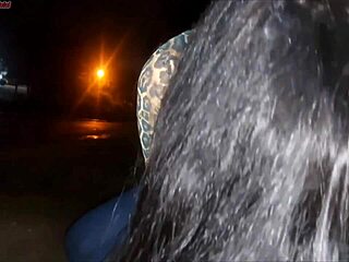 flashing my cock at bus stop slut who deepthroats it wildly in public