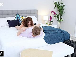 College Slut Begs for Stepbro's Big Cock in Every Hole