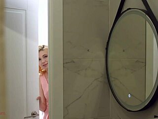 Hey, watch horny blonde get drilled post-shower?