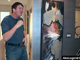 online date alison tyler drenches her big tits in alex legend's hot cum