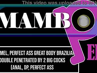 Aylla mel's perfect ass double penetrated by bbc duo