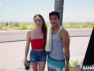 Big bang bus adventure with creampie fans