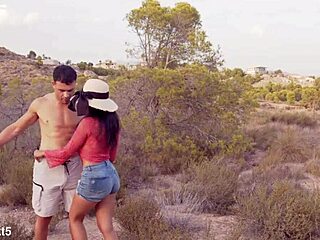 Katrina Moreno's Shaved Pussy Licked And Fucked Queen-Style Outdoors!