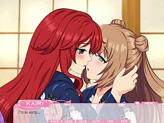 Japanese Idol Lesbians Kiss In Hot Spring Game