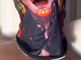 she sneaks wet pussy rubbing closeup moans during movie night part one