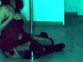 Amysexxxjuguetona's exotic striptease undresses lingerie legs for close-up femdom play