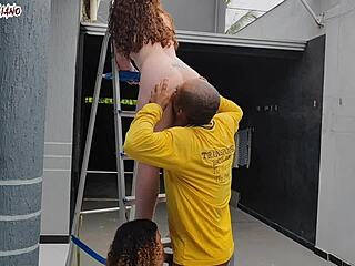 hey visitor come in naked as these hot bosses strip down ready for wild bisexual fun