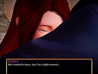 Redhead Big Ass Teases Tits in Naughty Game