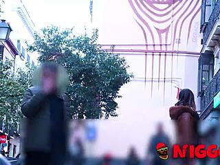 melanie dior offers job to black guy fuck her now