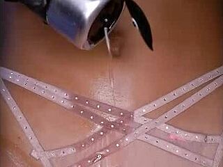 Skinny Emma Hix Oiled Up For Bent-Over Massage And Hard Pounding