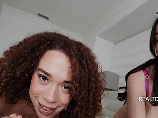 realtor slut's massive heart craves couple's threesome pov