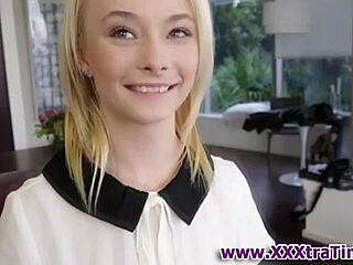 feels so good tiny blonde slurping my huge throbbing cock