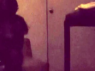 ebony babe's massage turns into interracial pounding caught?