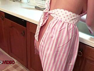 Steamy Japanese housewife gives intense blowjob then rides in pov fuck