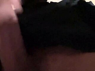 Best friend Latina plays whore in femdom handjob homemade