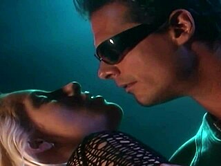 Blonde small tits babe escapes cage for sexy ass pounding session