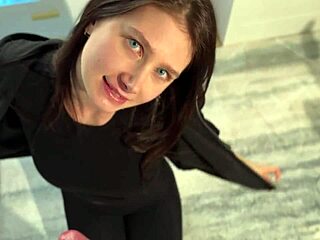 after practice he bends her over for deep cock pounding