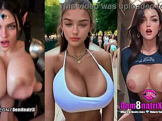 AI hentai girls compilation with big tits ass creampie facials