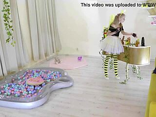 Bonnie Dolce flies in suspension bondage slut trailer