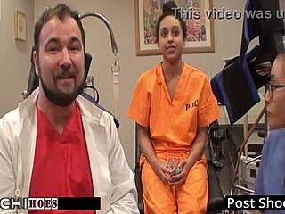 freshman mia sanchez endures mandatory hitachi orgasm from horny nurse